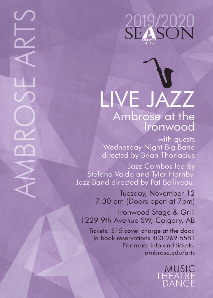 AA  Live Jazz Postcard