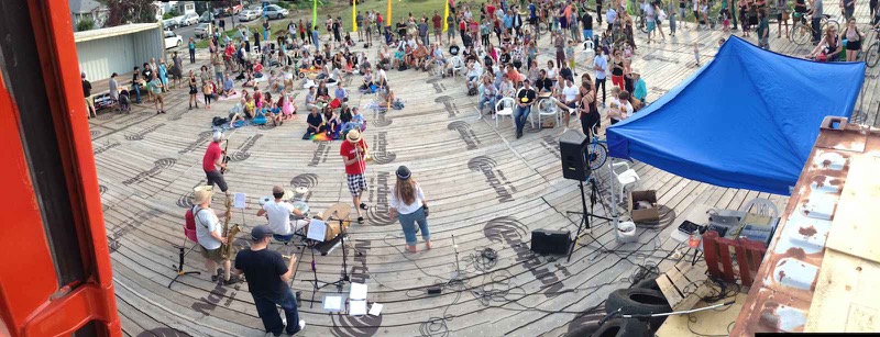 Stampede Hangover Picnic Aerial